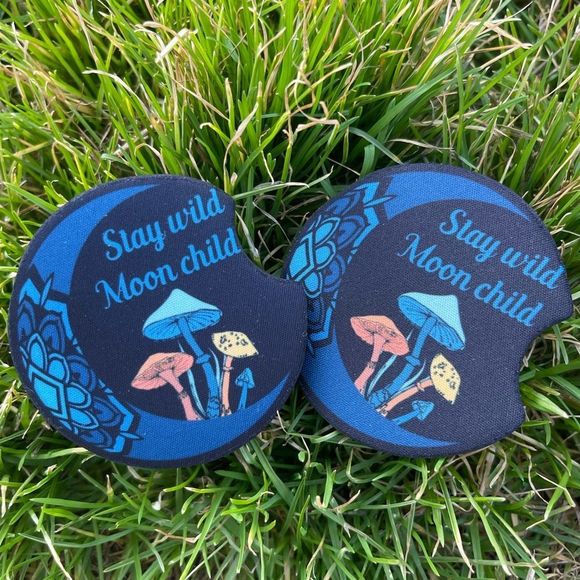 Stay Wild Moon Child Car Coaster Set | Car Accessories - Picture 3 of 10